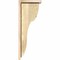 Ekena Millwork Carmel Rough Sawn Corbel w/Backplate, Douglas Fir, 6"W x 10"D x 26"H COR06X10X26CAR01RDF - alternate 3